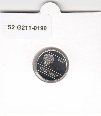 S2-G11-0190 Aruba 5 Cents FDC 1998 KM1