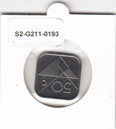S2-G11-0193 Aruba 50 Cents FDC 1998 KM4