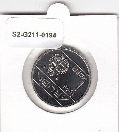S2-G11-0194 Aruba 1 Florin FDC 1998 KM5