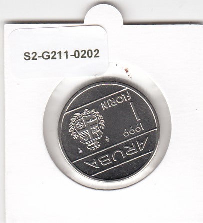 S2-G11-0202 Aruba 1 Florin FDC 1999 KM5