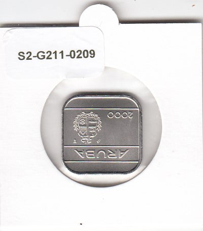 S2-G11-0209 Aruba 50 Cents FDC 2000 KM4