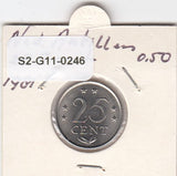 S2-G11-0246 Antilles 25 Cents AU 1981 KM11