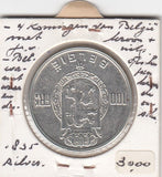 S2-G11-0263 Belgium 100 Francs XF 1951 KM139 Vaams ZIlver