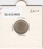 S2-G12-0025 Hungary 1 Forint Xf 2000 KM692