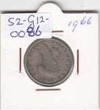 S2-G12-0086 Portugal 5 Escudos VF 1966 KM591