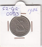 S2-G12-0093 Portugal 5 Escudos VF 1982 KM591