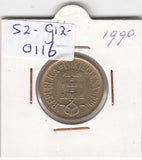 S2-G12-0116 Portugal 10 Escudos VF 1990 KM633