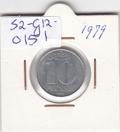 S2-G12-0151 Duitsland-DDR 10 Pfennig ZFR 1979 KM10