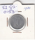 S2-G12-0153 Duitsland-DDR 10 Pfennig ZFR 1983 KM10