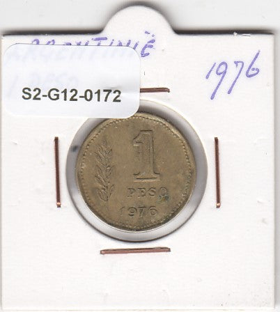 S2-G12-0172 Argentina 1 Peso VF 1976 KM69
