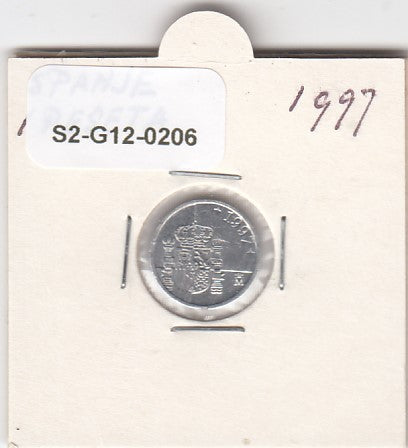 S2-G12-0206 Spain 1 Peseta VF/XF 1997 KM832