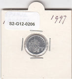 S2-G12-0206 Spain 1 Peseta VF/XF 1997 KM832