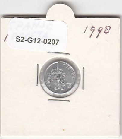S2-G12-0207 Spain 1 Peseta VF/XF 1998 KM832