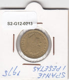 S2-G12-0213 Spain 1 Peseta XF 1975 KM806 (*78) Juan Carlos