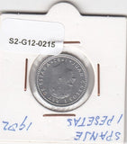 S2-G12-0215 Spain 1 Peseta AU 1982 KM821