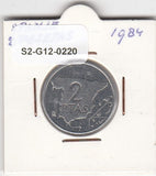 S2-G12-0220 Spain 2 Pesetas VF/XF 1984 KM822