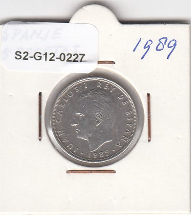 S2-G12-0227 Spain 5 Pesetas VF+ 1989 KM823