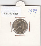 S2-G12-0228 Spain 5 Pesetas VF+ 1989 KM833