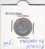 S2-G12-0241 Spain 50 Centimos VF+ 1966 KM795 (*68)