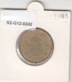 S2-G12-0242 Spain 100 Pesetas VF- 1983 KM826