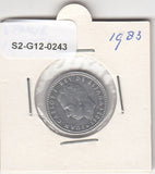 S2-G12-0243 Spain 1 Peseta VF 1983 KM821