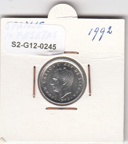S2-G12-0245 Spain 10 Pesetas UNC 1992 KM903