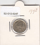 S2-G12-0247 Spain 5 Pesetas VF+ 1998 KM833
