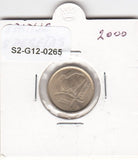 S2-G12-0265 Spain 5 Pesetas UNC 2000 KM833