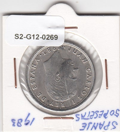 S2-G12-0269 Spain 50 Pesetas UNC 1983 KM825