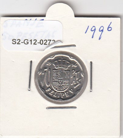 S2-G12-0273 Spain 50 Pesetas UNC 1996 KM963   Felip V