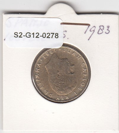 S2-G12-0278 Spain 100 Pesetas VF 1983 KM826
