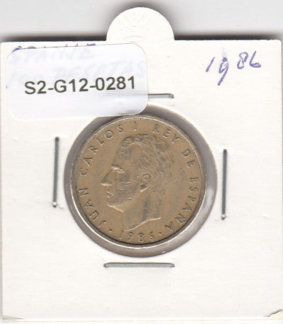 S2-G12-0281 Spain 100 Pesetas VF 1986 KM826