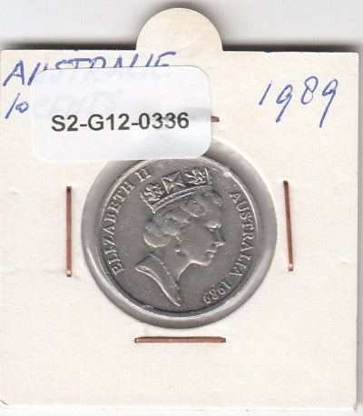 S2-G12-0336 Australia 10 Cents VF 1989 KM81