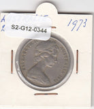 S2-G12-0344 Australia 20 Cents VF 1973 KM66