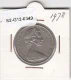 S2-G12-0349 Australia 20 Cents VF 1978 KM66