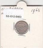 S2-G12-0403 Norway 10 Ore VF 1963 KM411
