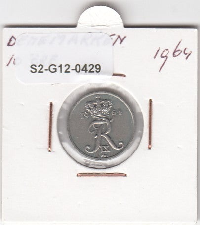 S2-G12-0429 Denmark  10 Ore VF 1964 KM849