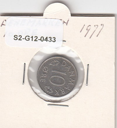 S2-G12-0433 Denmark  10 Ore VF 1977 KM860