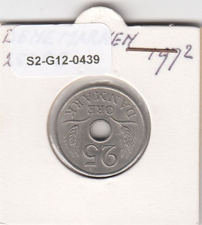 S2-G12-0439 Denmark  25 Ore VF 1972 KM855