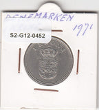 S2-G12-0452 Denemarken 1 Kroon ZG 1971 KM851