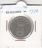 S2-G12-0453 Denmark  1 Krone VF 1972 KM851