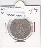 S2-G12-0466 Denemarken 1 Kroon ZG 1989 KM862