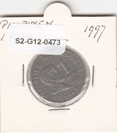 S2-G12-0473 Philippines  1 Piso VF 1997 KM269