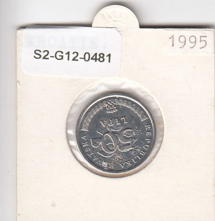 S2-G12-0481 Croatia 50 Lipa XF 1995 KM8
