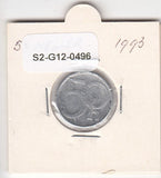 S2-G12-0496 Czech Republic 50 Haleru VF+ 1993 KM3 h