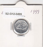 S2-G12-0499 Czech Republic 20 Haleru XF 1999 KM2