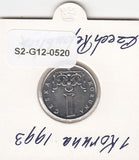S2-G12-0520 Tsjechië 1 Koruna Zeer Fraai 1993 KM7 L