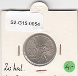 S2-G15-0054 Czechoslovakia 20 Haleru UNC 1928 KM1