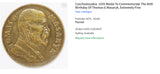 S2-G15-0092 Czechoslovakia-Token 85th Birthday of Tomas G. Masaryk VF 1935