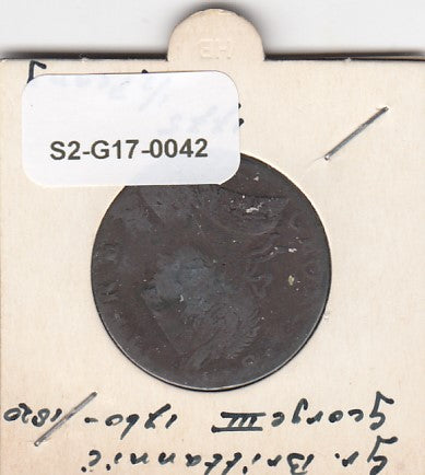 S2-G17-0042 United Kingdom 1/2 penny FI 1775 KM601